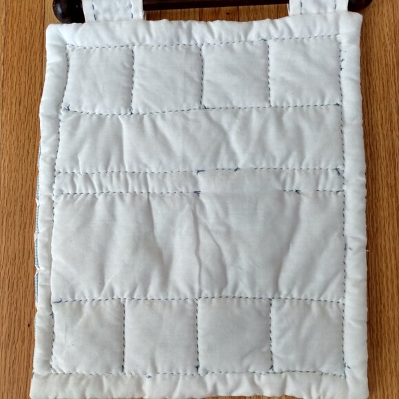 Vintage Puffy Quilted Wall Hanging "Simple Pleasures Are Life's Treasures" SMALL - Picture 10 of 12